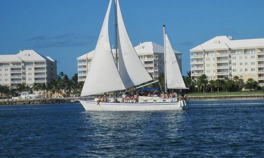 Scenic Nassau Harbour with Riding High.