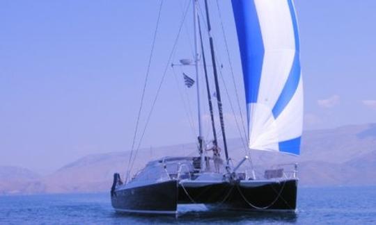 Croisière à bord d'un catamaran à voile Privilege 45 pour 10 personnes en Grèce