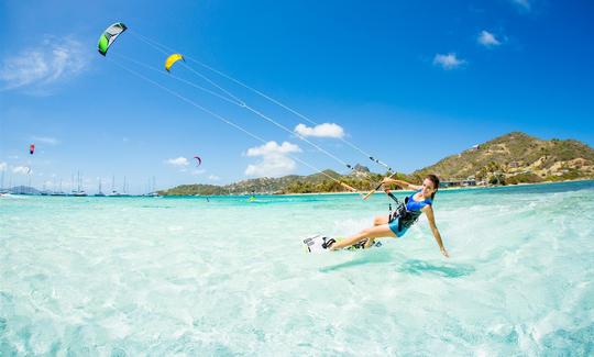 Kitesurf no Caribe