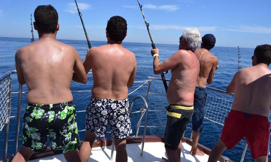 Charte de pêche pour 11 personnes en Andalousie, Espagne