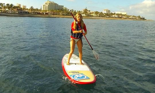 Leçon de stand up paddle à Adeje