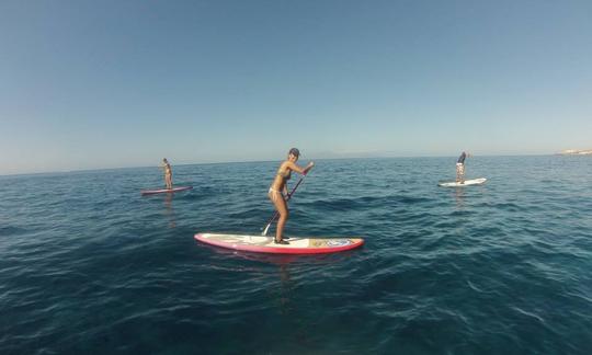 Leçon de stand up paddle à Adeje