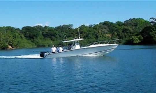 Charte de pêche au Panama sur console centrale Marlago de 35 pouces