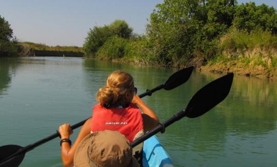 Visita guiada en kayak en Ammoudia