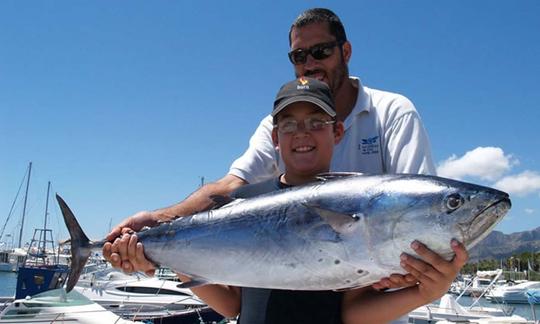 Carta de pesca en el «Garrote» en Tarragona, España