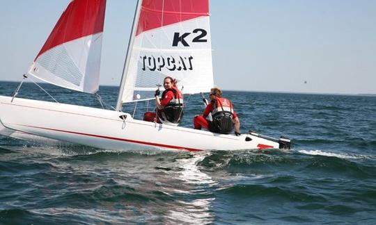 Aluguel de catamarã de praia TOPCAT K2 CLASSIC de 17 pés em Pavilosta, Letônia