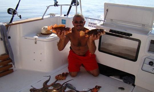 Pesca charter em Manilva para 6 pessoas conosco!