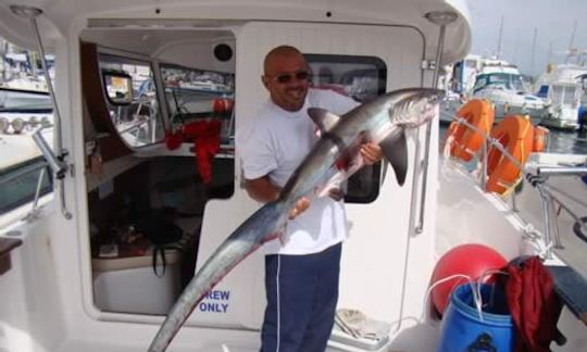 Pesca charter em Manilva para 6 pessoas conosco!