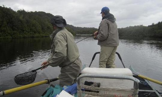 Pesca con mosca guiada en Ensenada