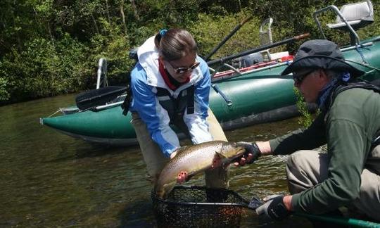 Pesca con mosca guiada en Ensenada