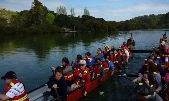 Canoa Waka Taua' en Bay of Islands