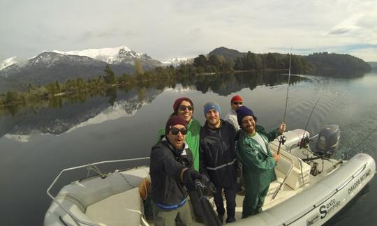 Excursion de pêche guidée sur RIB en Patagonie Argentine