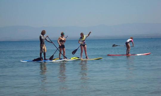 Lección de SUP en Jacó, Costa Rica