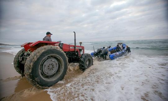 Buceo en el lago Sibaya, en África