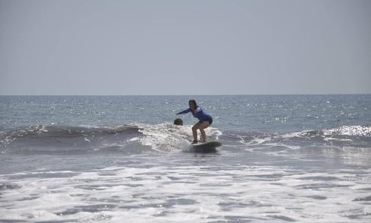 Lección de SUP en Jacó, Costa Rica