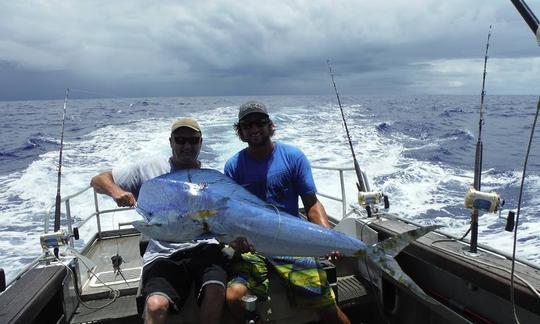 Pesca esportiva guiada no distrito de Avarua