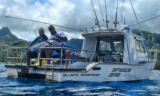 Pesca esportiva guiada no distrito de Avarua