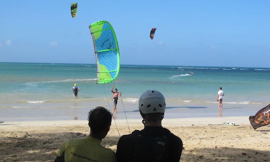 Aula de kitesurf em Las Terrenas