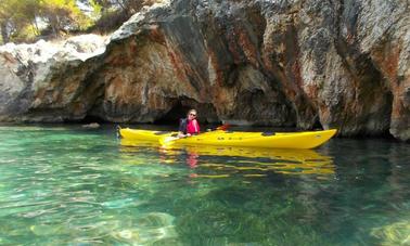 Free Spirited Sea Kayak Adventures on Kefallonia Coast in Greece!