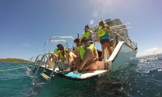 Excursions en bateau avec tuba et plongée sous-marine à Fajardo, Porto Rico