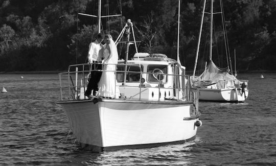 Alquiler de barcos históricos de madera de lujo de 40 pies en East Fremantle