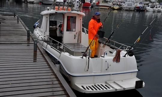 Barco de pesca de 20 pés para alugar na Noruega