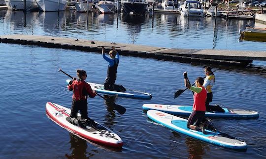 Aula de stand up paddle em Oslo