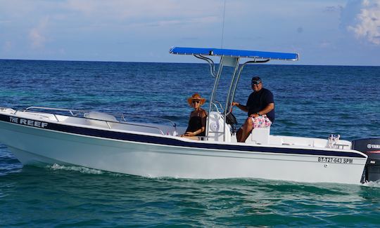 Private Cap Cana Sandbar & Snorkel on Center console 