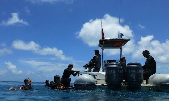 Dive Boat In Rangiroa