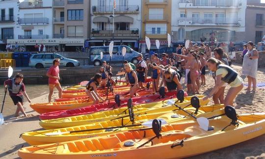 Location de kayaks pour toute la famille, excursions et cours à L'Escala