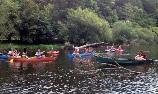 Passeios de canoagem em River Dart, Reino Unido