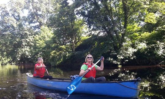 Passeios de canoagem em River Dart, Reino Unido