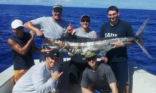 Viagens de pesca em alto mar em Piti