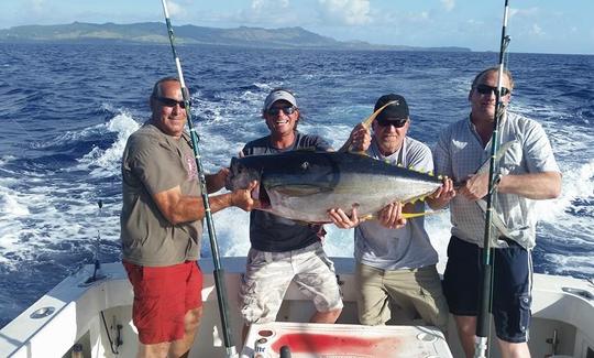 Viagens de pesca em alto mar em Piti