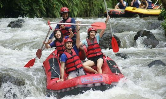 White Water Rafting at Telaga Waja River