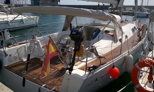 Alugue um iate à vela Hanse de 43 pés em Valência, Espanha, para até 10 pessoas