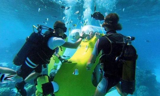 Aventure sous-marine en scooter à Bora Bora, Polynésie française