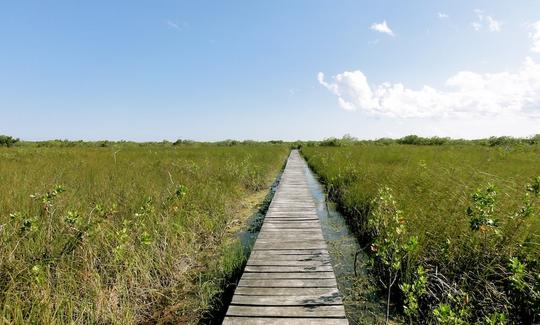 Las ruinas de Tulum y el canal de la biosfera de Sian Ka'an Muyil flotan en un río lento