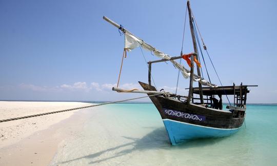 Boat Island Safari and Diving Trips in Mozambique