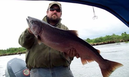 20ft "Red Fury" Cuddy Cabin Boat Charter in Bethel, Alaska