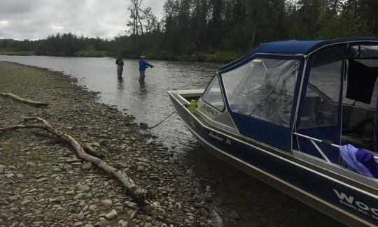 20ft "Red Fury" Cuddy Cabin Boat Charter in Bethel, Alaska