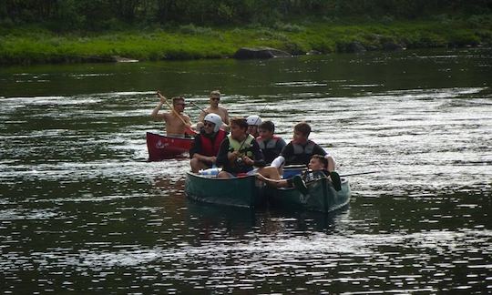 Canoagem no rio Ivalojoki