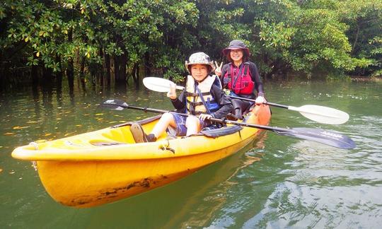 Kayak de mer pour 2 personnes sur l'île d'Iriomote au Japon