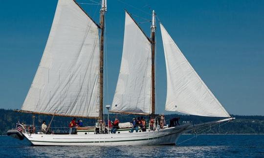 Captained Charter On 63ft Sailing Schooner from Seattle Washington