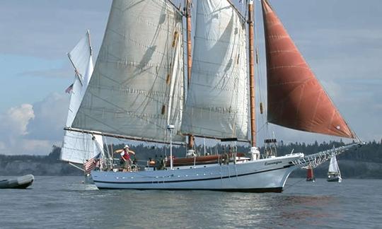 Captained Charter On 63ft Sailing Schooner from Seattle Washington