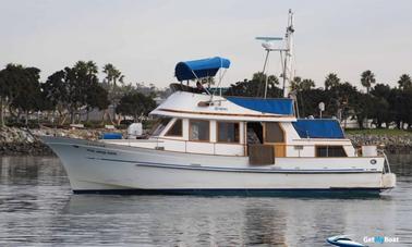 Charter 40' Trawler Hershine BellBuoy in San Diego, California