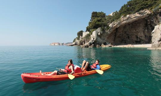 Passeios de um dia de caiaque no mar em Dubrovnik