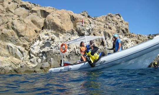 Passeios de mergulho de barco e curso PADI em Villasimius