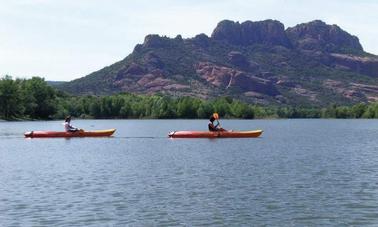 Explore Roquebrune-sur-Argens, France on a Single Kayak