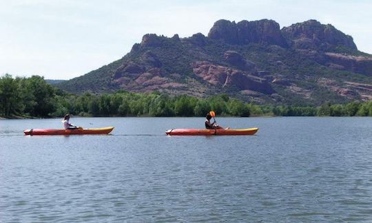 Explore Roquebrune-sur-Argens, France on a Single Kayak